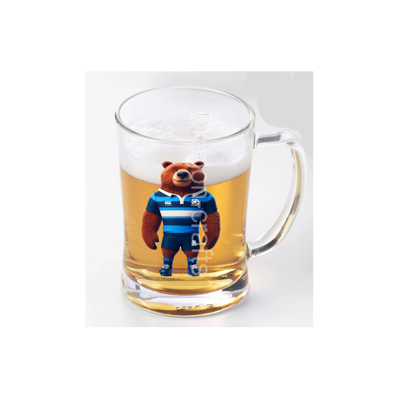 Glass Tankard - Sco(6) Glass Tankard - Sco(6)