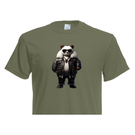 T- Shirt -   Leather Panda 2