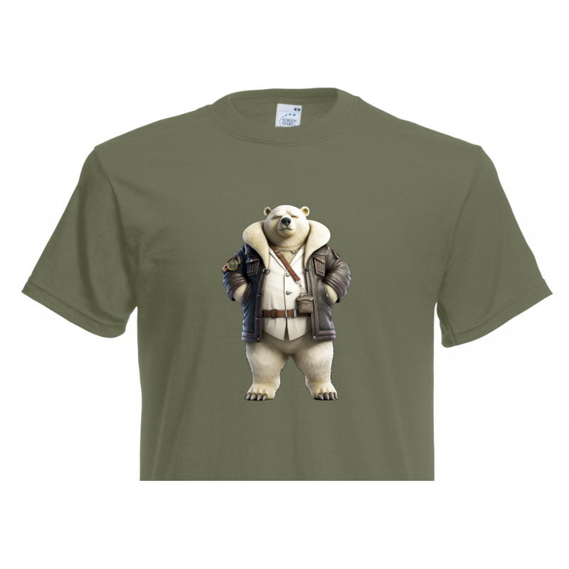 T- Shirt - Leather polar Bear 2 T- Shirt - Leather polar Bear 2
