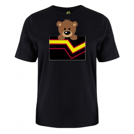 Adult T - Bear Rubber Pride Flag 