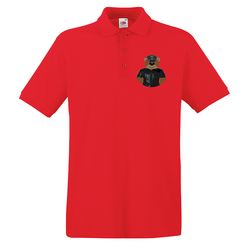 Polo Shirt Adult - Leather bear in shirt