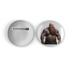 25mm Round Metal Badge - Tattoo Guy - 11
