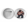25mm Round Metal Badge - Tattoo Guy - 13