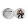 25mm Round Metal Badge - Tattoo Guy - 29