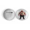 25mm Round Metal Badge - Tattoo Guy - 41