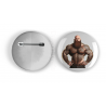25mm Round Metal Badge - Tattoo Guy - 49