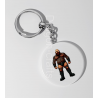 35mm Round Keyring - Tattoo Guy - 56