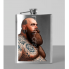 8oz Hip Flask - Tattoo Guy - 21