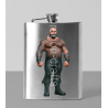 8oz Hip Flask - Tattoo Guy - 3