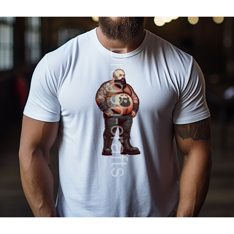 Big and Tall T-Shirt - Tattoo Guy - 51