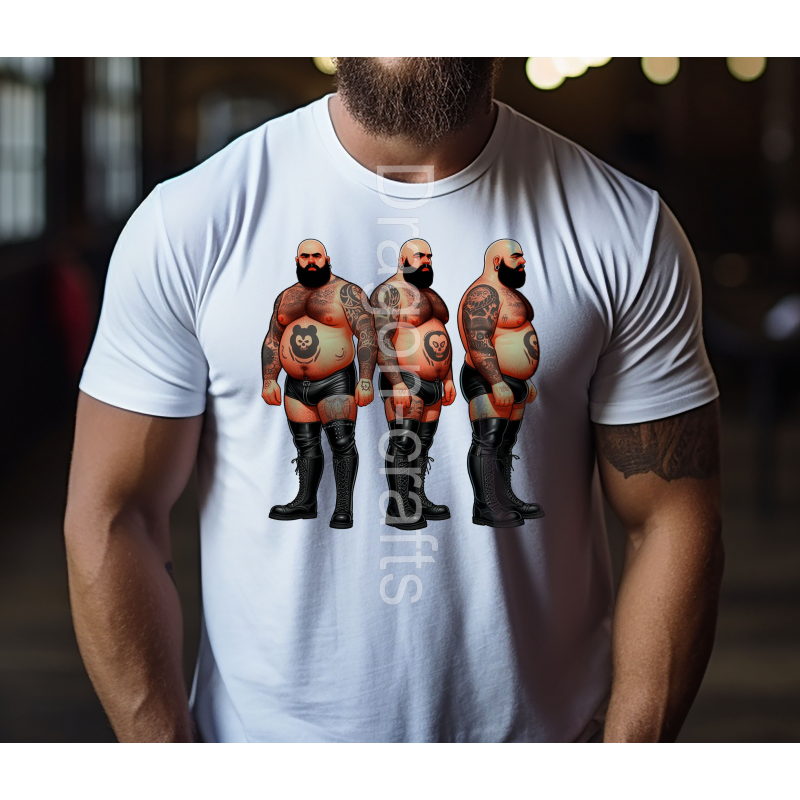 Big and Tall T-Shirt - Tattoo Guy - 55