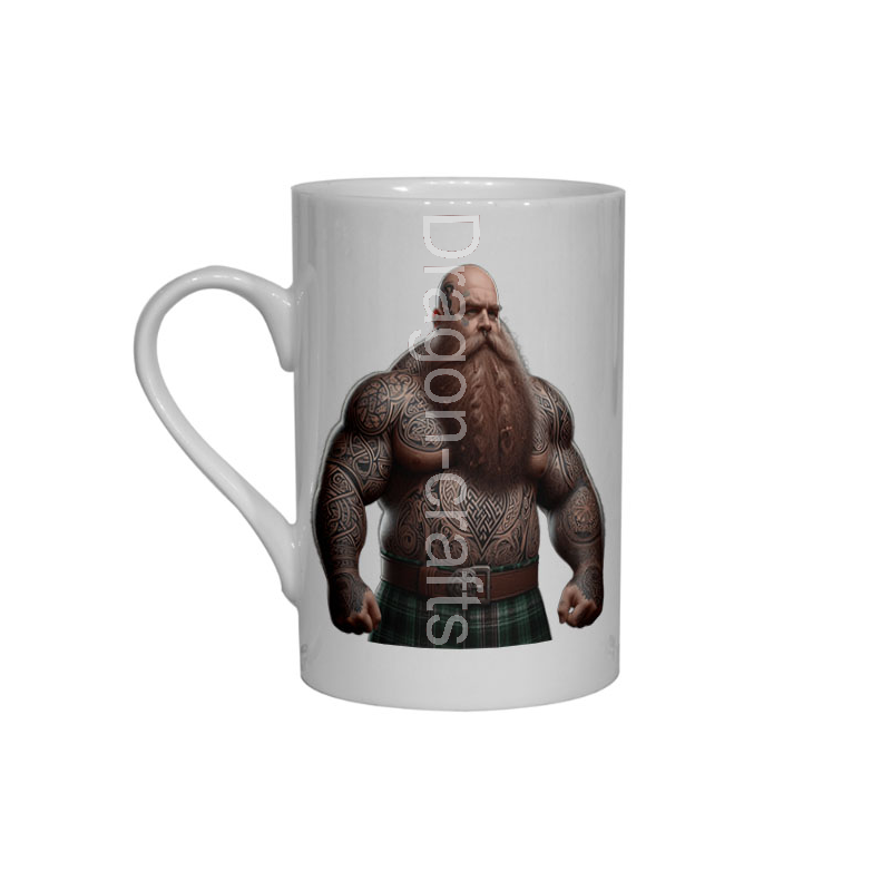 Bone China Mug  - Tattoo Guy - 11