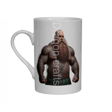 Bone China Mug  - Tattoo Guy - 11