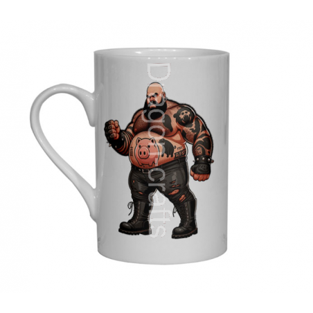 Bone China Mug  - Tattoo Guy - 12