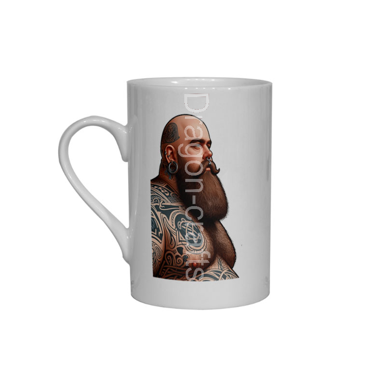 Bone China Mug  - Tattoo Guy - 21