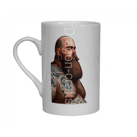 Bone China Mug  - Tattoo Guy - 21