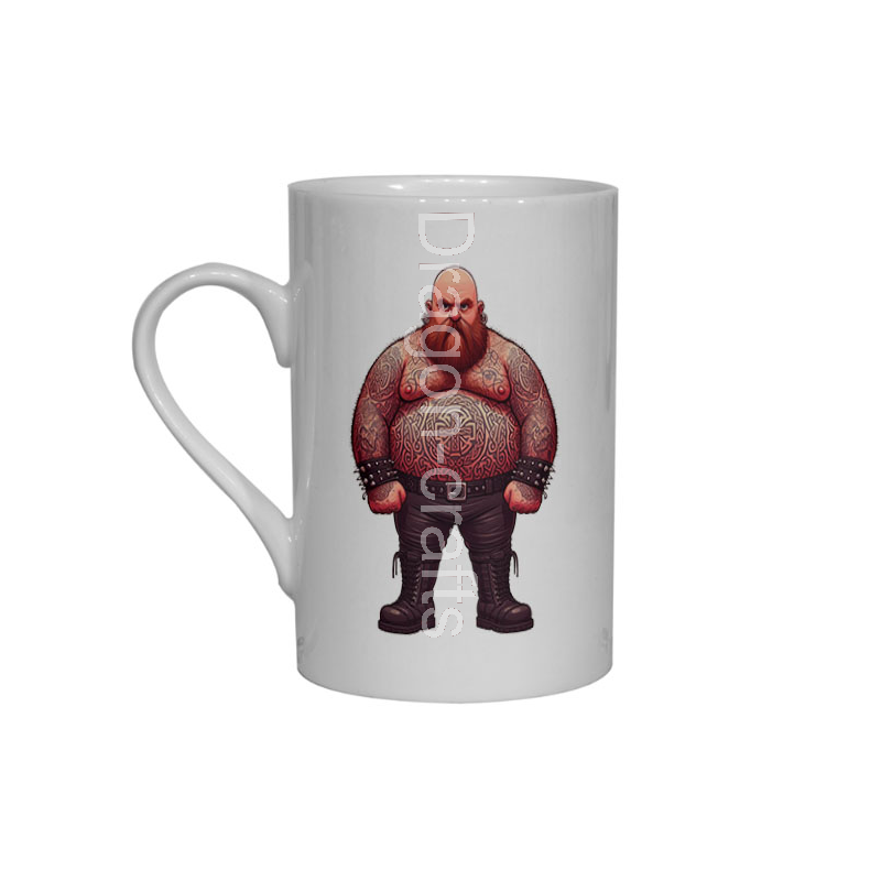 Bone China Mug  - Tattoo Guy - 4