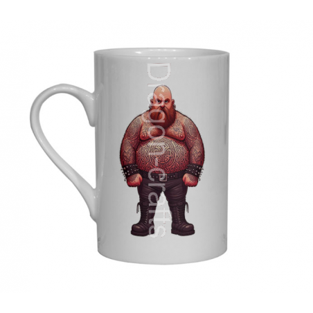 Bone China Mug  - Tattoo Guy - 4