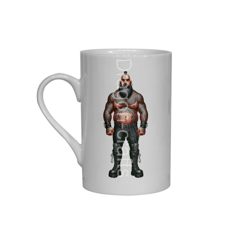 Bone China Mug - Tattoo Guy - 43 Bone China Mug - Tattoo Guy - 43