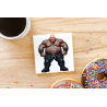 CERAMIC TILE COASTER/ TRIVET - Tattoo Guy - 1