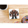 CERAMIC TILE COASTER/ TRIVET - Tattoo Guy - 50