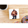 CERAMIC TILE COASTER/ TRIVET - Tattoo Guy - 8