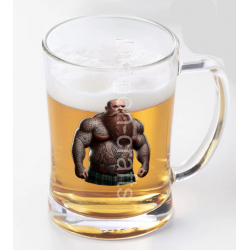 Glass Tankard - Tattoo Guy - 11