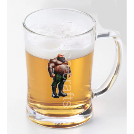 Glass Tankard - Tattoo Guy - 23