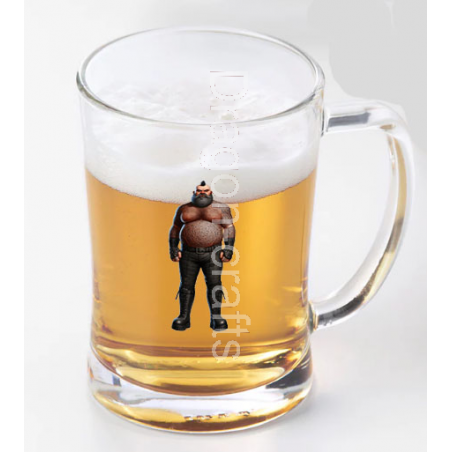 Glass Tankard - Tattoo Guy - 26