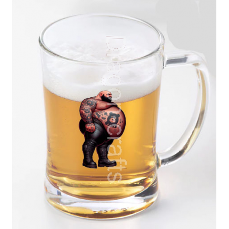 Glass Tankard - Tattoo Guy - 28