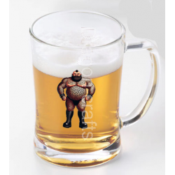 Glass Tankard - Tattoo Guy - 34