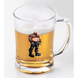 Glass Tankard - Tattoo Guy - 40