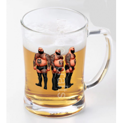 Glass Tankard - Tattoo Guy - 55