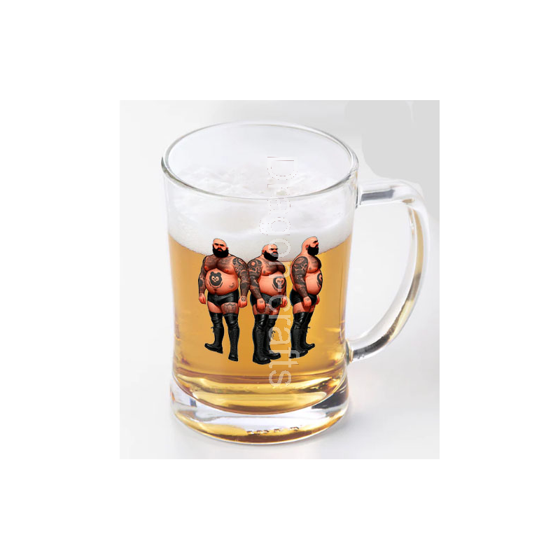 Glass Tankard - Tattoo Guy - 55