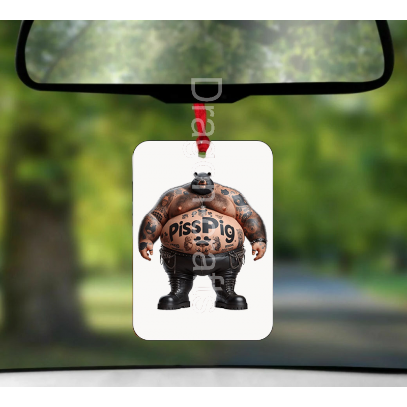 Hanging Air Freshener - Tattoo Guy - 35