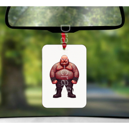 Hanging Air Freshener - Tattoo Guy - 4