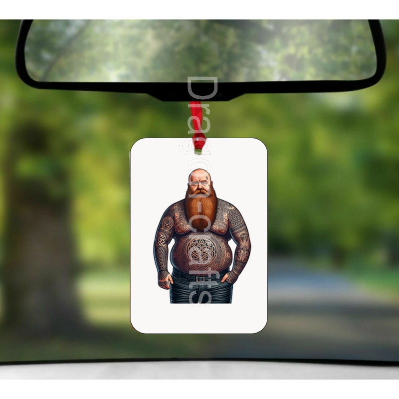 Hanging Air Freshener - Tattoo Guy - 6