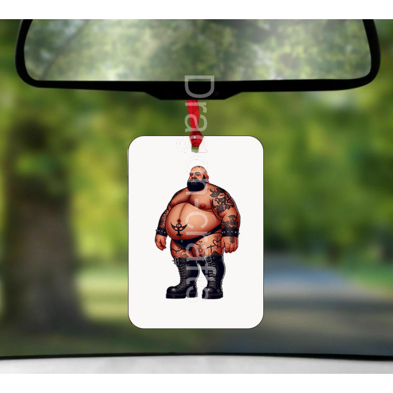 Hanging Air Freshener - Tattoo Guy - 8
