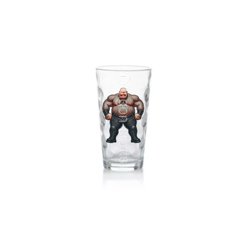 Highball Glass - Tattoo Guy - 1 Highball Glass - Tattoo Guy - 1