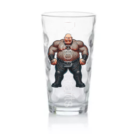 Highball Glass - Tattoo Guy - 1
