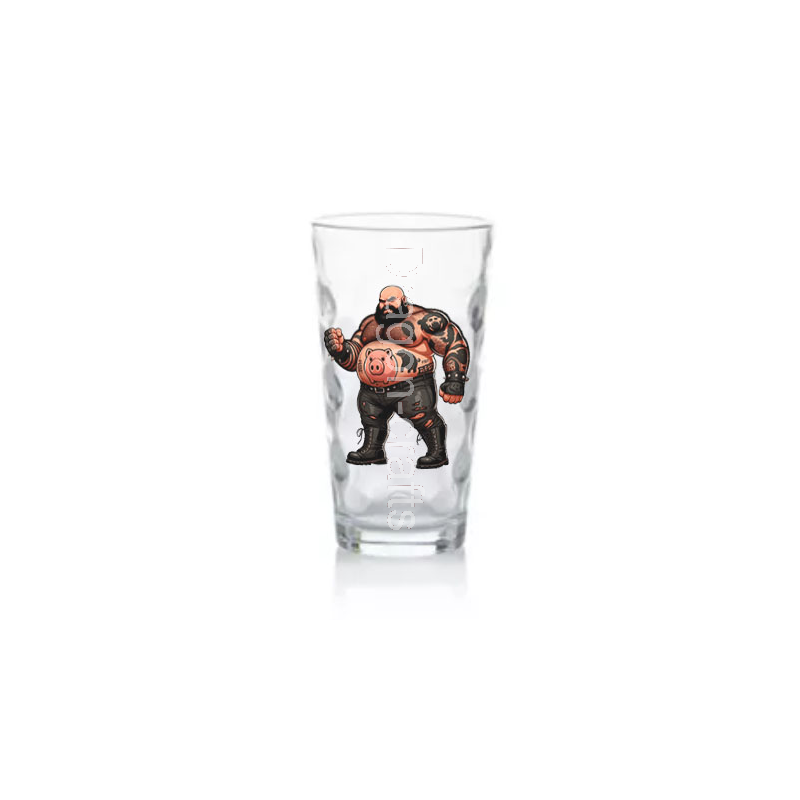 Highball Glass - Tattoo Guy - 12