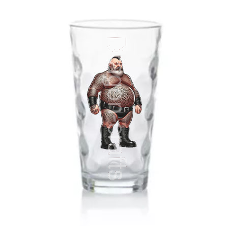 Highball Glass - Tattoo Guy - 15