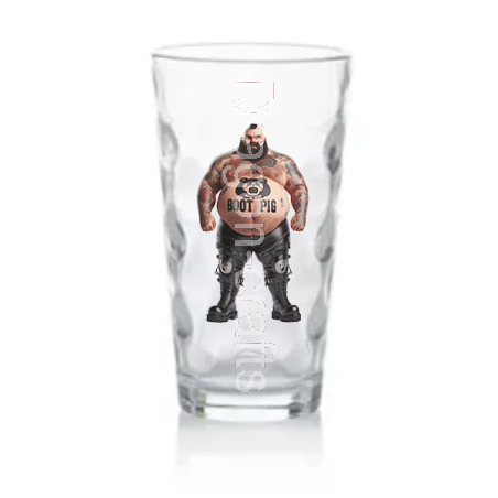 Highball Glass - Tattoo Guy - 44