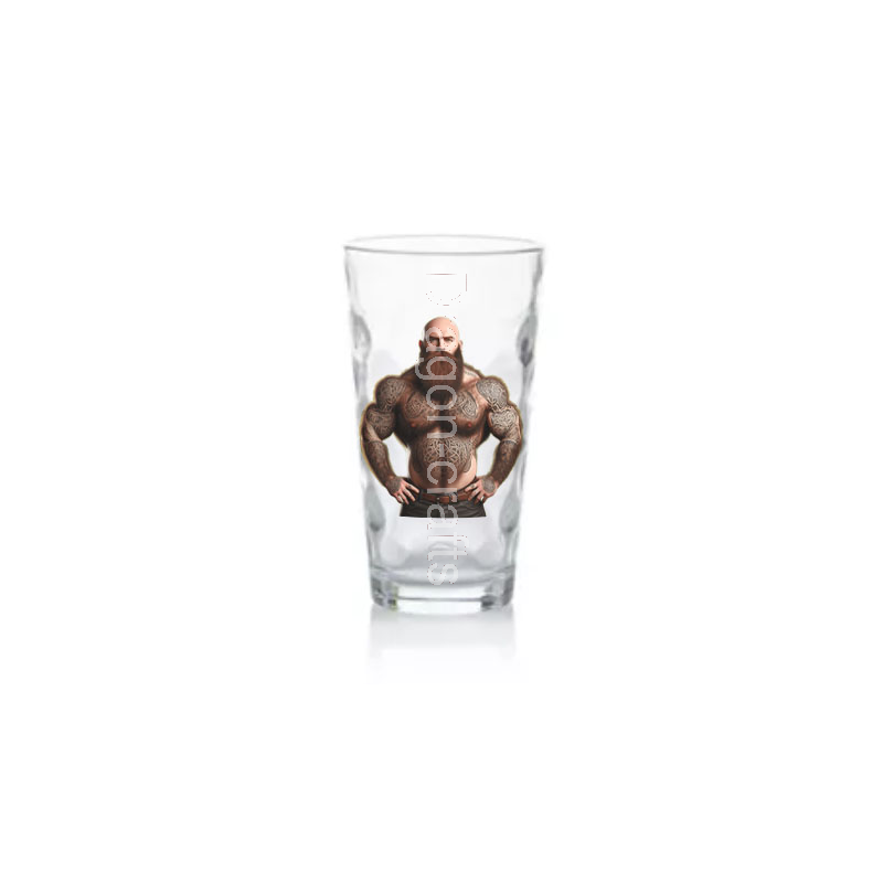 Highball Glass - Tattoo Guy - 49
