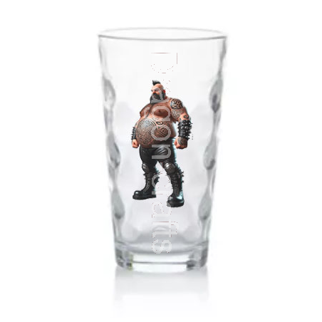 Highball Glass - Tattoo Guy - 58