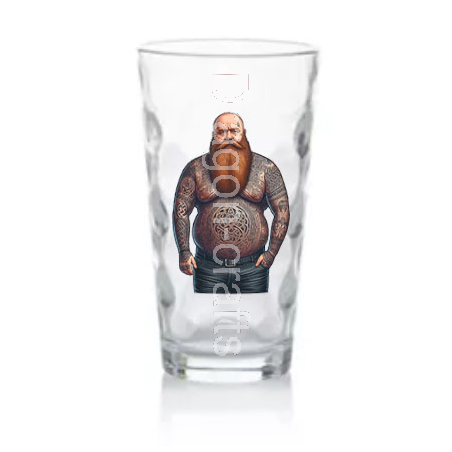 Highball Glass - Tattoo Guy - 6