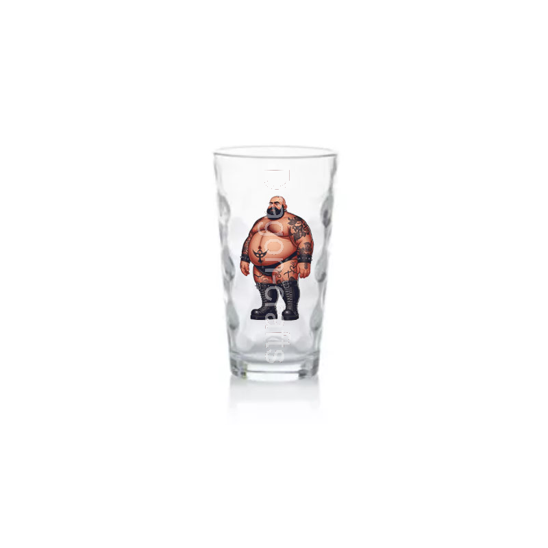 Highball Glass - Tattoo Guy - 8
