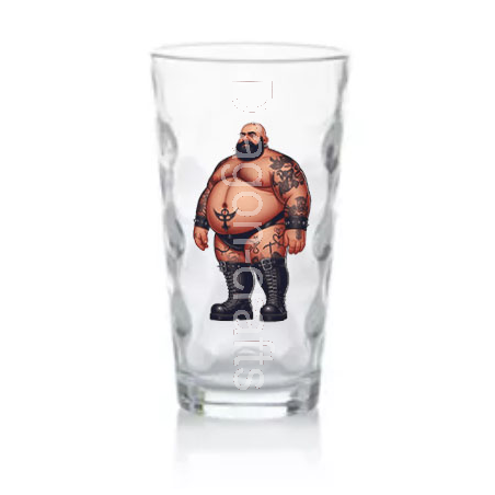 Highball Glass - Tattoo Guy - 8