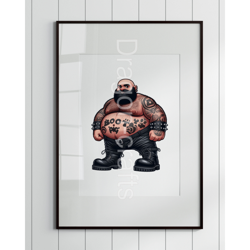 Print of design (option to be framed) - Tattoo Guy - 13