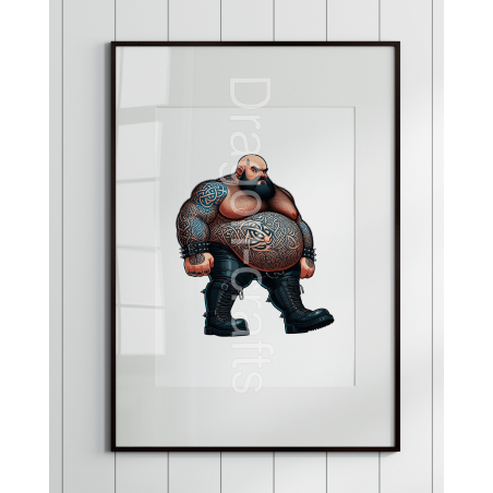 Print of design (option to be framed) - Tattoo Guy - 18
